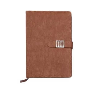 Diary with Chrome Wave Lock