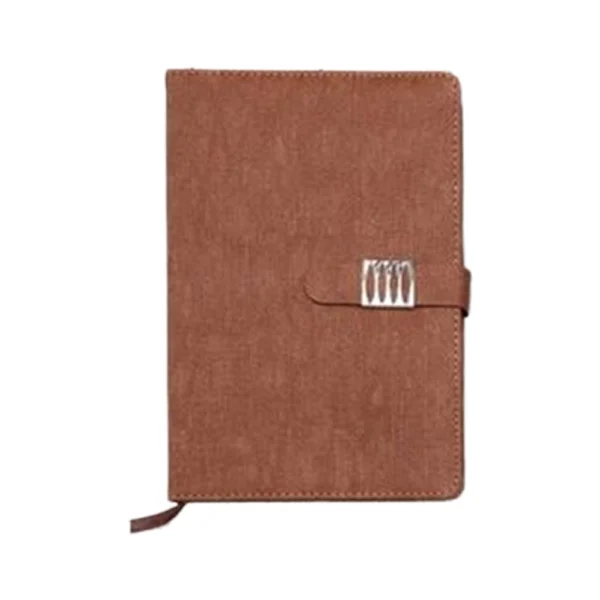 Diary with Chrome Wave Lock
